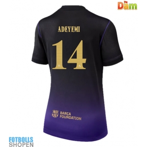 Billiga Barcelona Karim Adeyemi #14 Bortatröja Dam 2026-27 Kortärmad